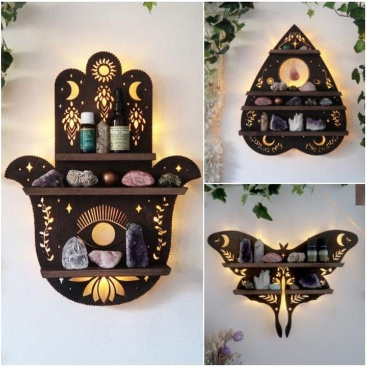 Luna Moth Lampe Krystallhyller | Skanto