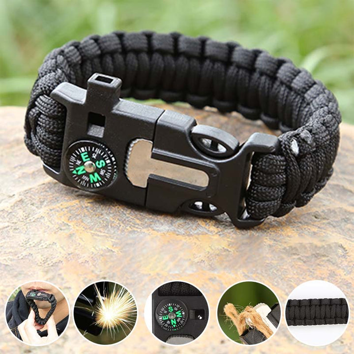 Skanto | Multi-funksjonell overlevelses paracord armbånd