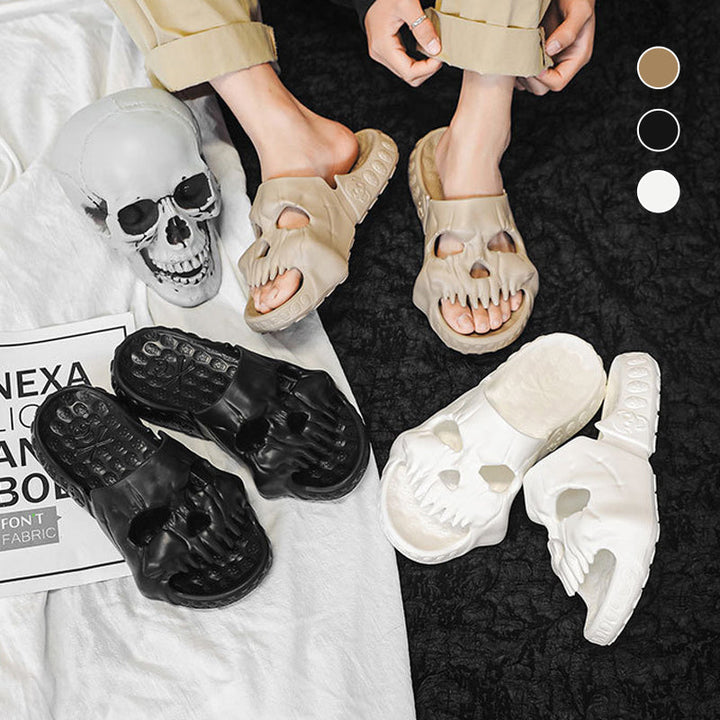Skanto | Skull Design Enkelt Bånd Tøfler
