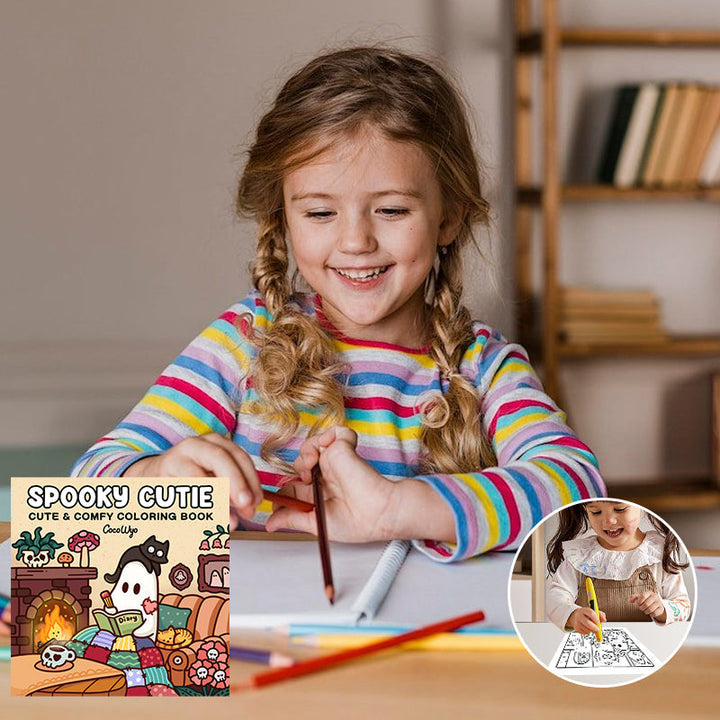 Skanto | Spooky Cutie: Malebok for voksne og tenåringer