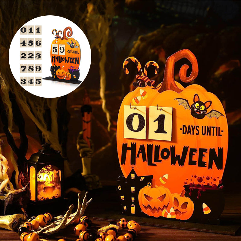 Wood Halloween Advent Calendar | Skanto