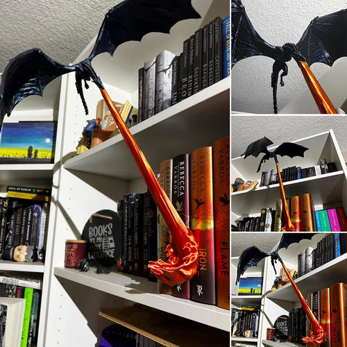 Dragon Flame Book Niche | Skanto