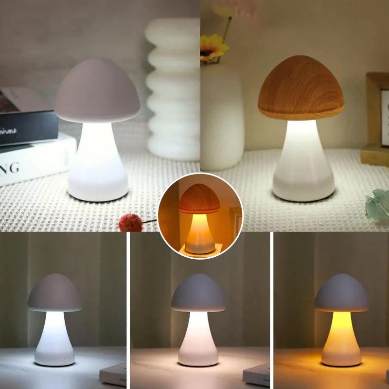 Skanto | LED oppladbar berørings-sopp skrivebordslampe
