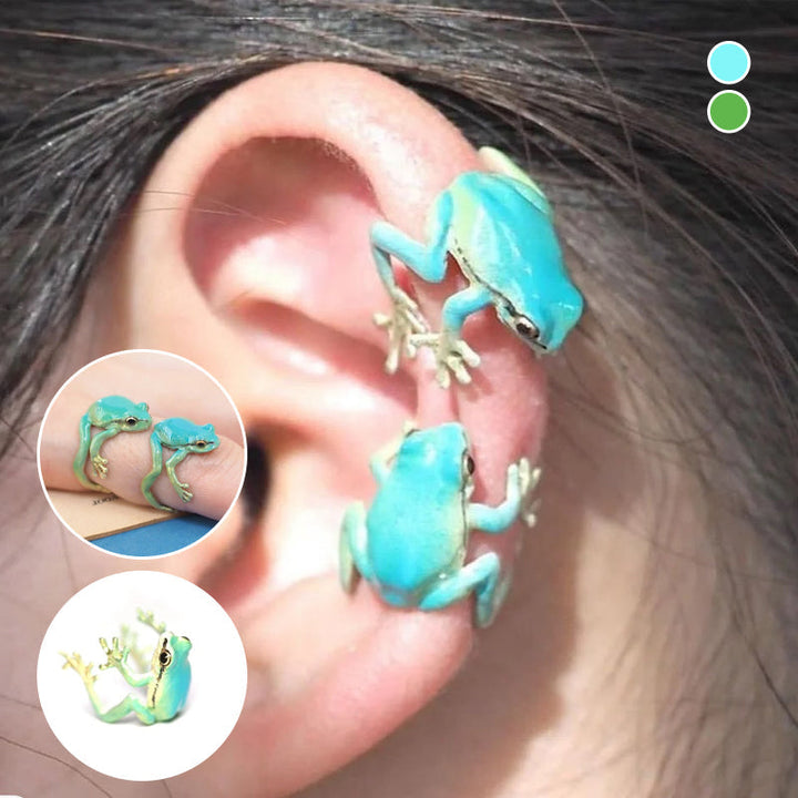 Skanto | Nyeste-tree Frog Ring Øredobber