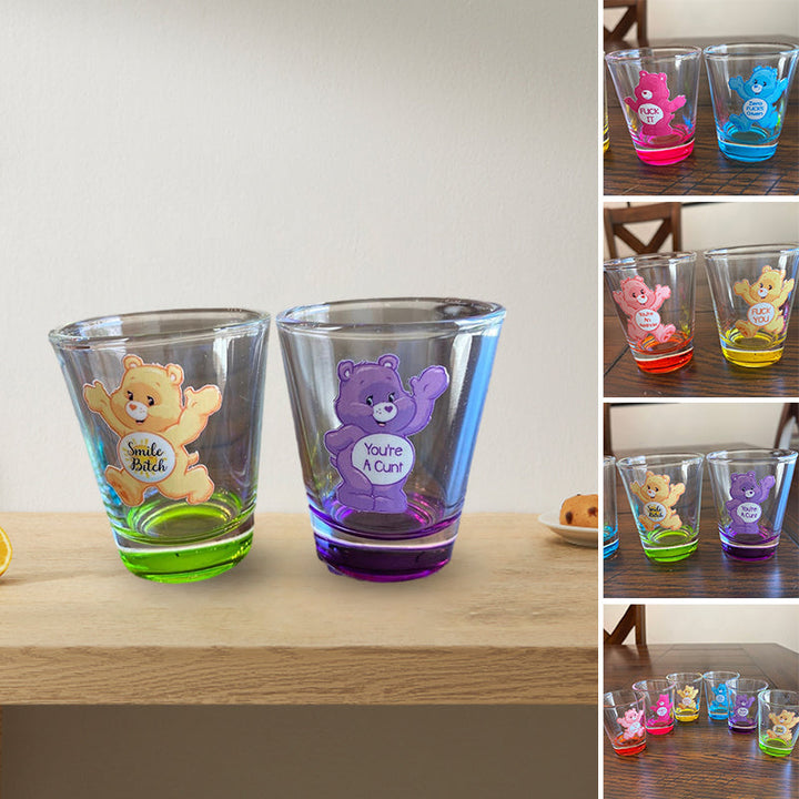 Skanto | Swear Bears Likørglass, 6 Stykker