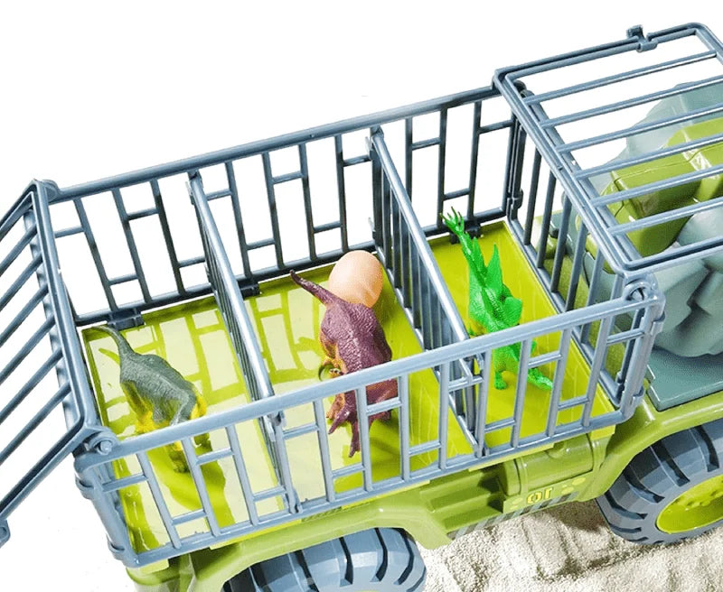 Norvo | Jurassic Truck Adventure | La barnet ditt forestille seg – Realistiske dino leker Realistisk dinosaur eventyr i en kul lastebil