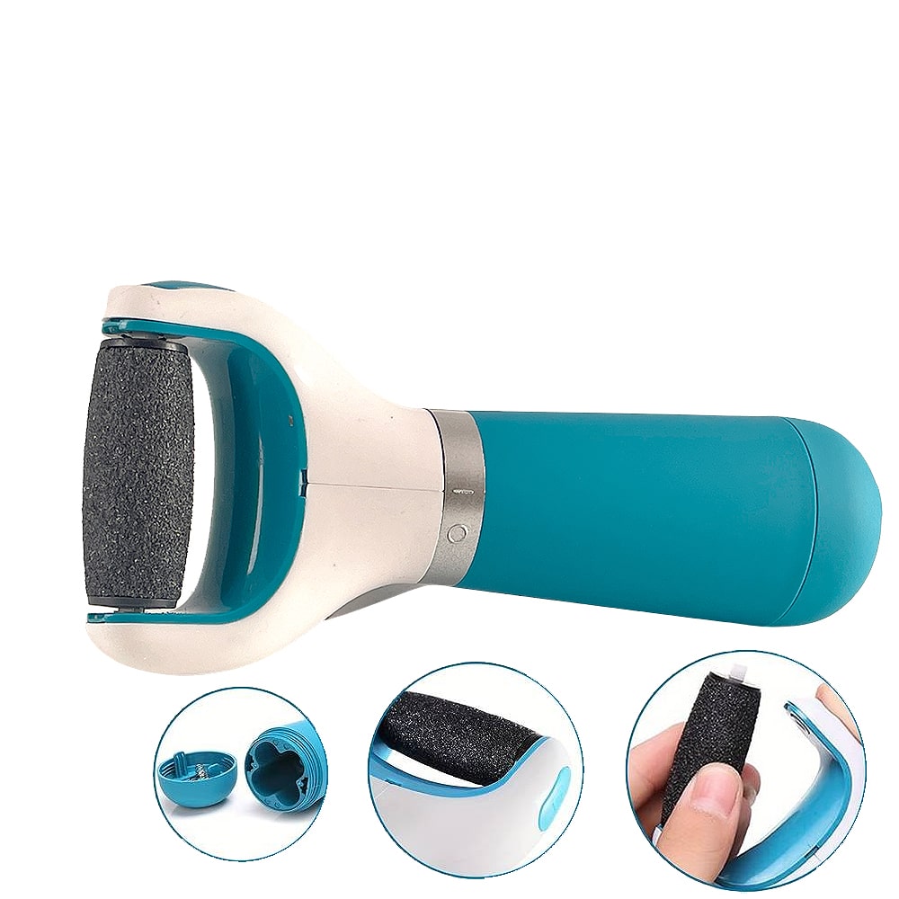 Skanto | SoftFoot Elektrisk Fil – Pedikyr Enhet med Diamant Hode for Fjerning av Calluser