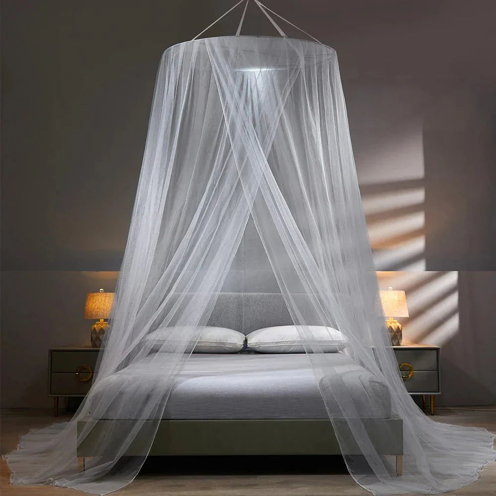 Skanto | DREAMSCREEN – Sammenleggbar Myggnett for Seng & Campingbeskyttelse