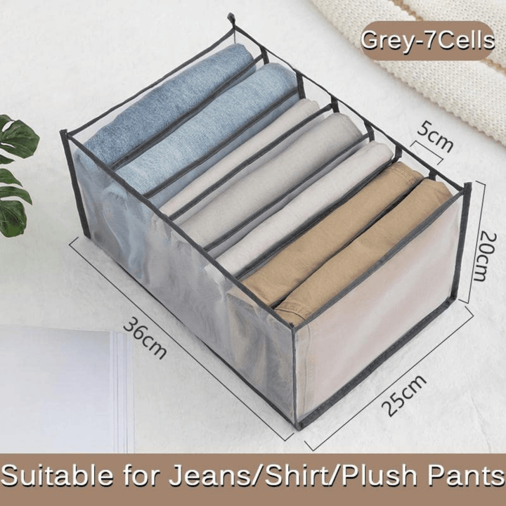 Skanto | FOLDSPACE – Klesskap Organiser Sett for Rygg og Rynkefri Oppbevaring