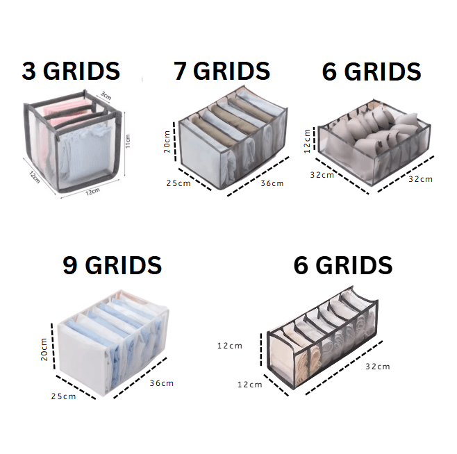 Skanto | FOLDSPACE – Klesskap Organiser Sett for Rygg og Rynkefri Oppbevaring