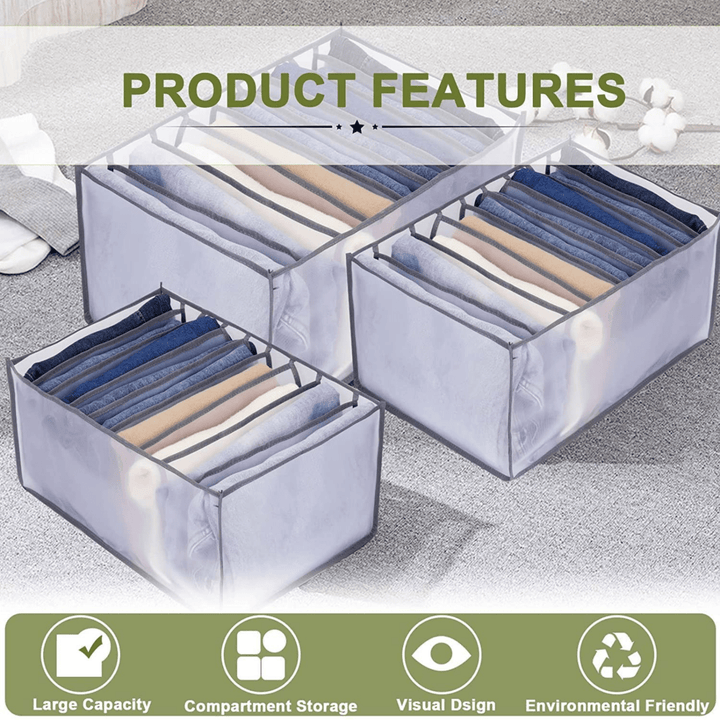 Skanto | FOLDSPACE – Klesskap Organiser Sett for Rygg og Rynkefri Oppbevaring