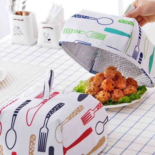 Folding Food Cover Termisk Isolasjon Aluminiumfolie - 2 Pcs Av Sett Skanto