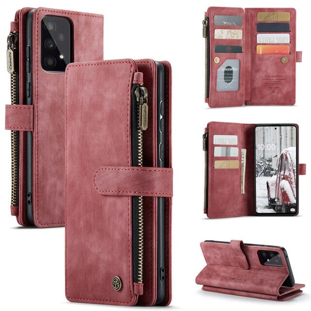 Skanto |  Lær Wallet Case for Samsung Galaxy A-Serie