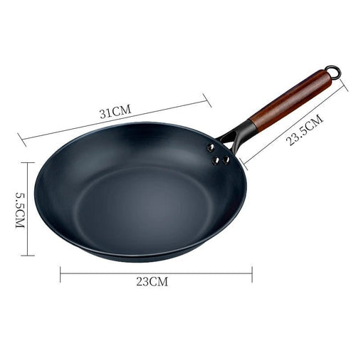 Skanto | ForgeVerra Premium Gussejern Stekepanne | Non-stick gussejern stekepanne for sunn, jevn matlaging