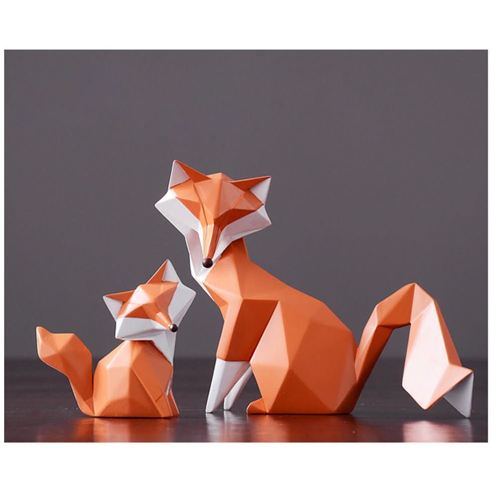 Skanto | Geometrisk Rev Figur – Moderne Harpiks Skulptur