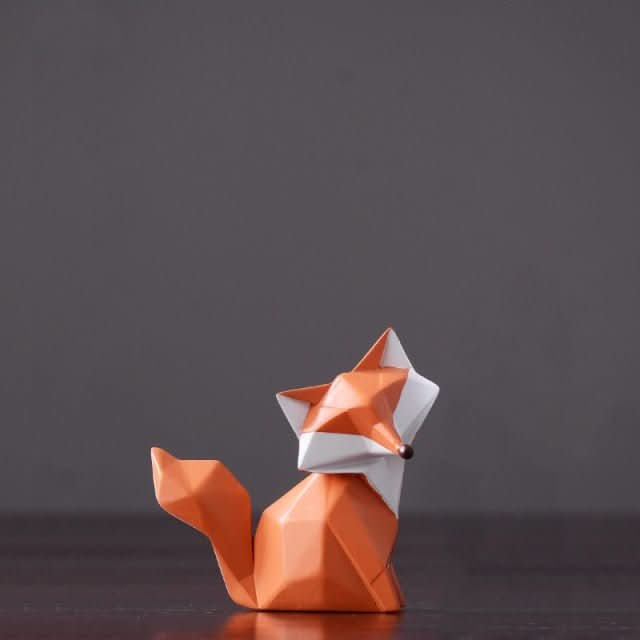 Skanto | Geometrisk Rev Figur – Moderne Harpiks Skulptur