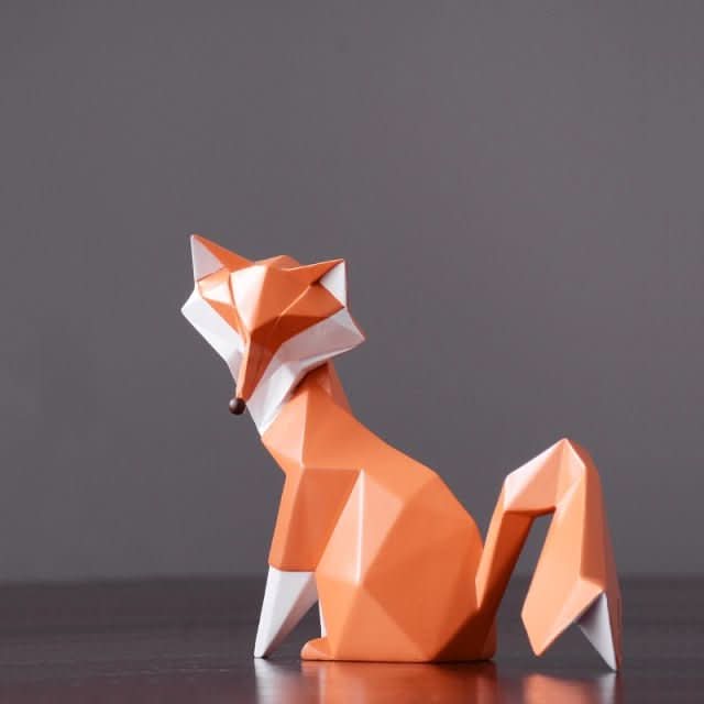 Skanto | Geometrisk Rev Figur – Moderne Harpiks Skulptur