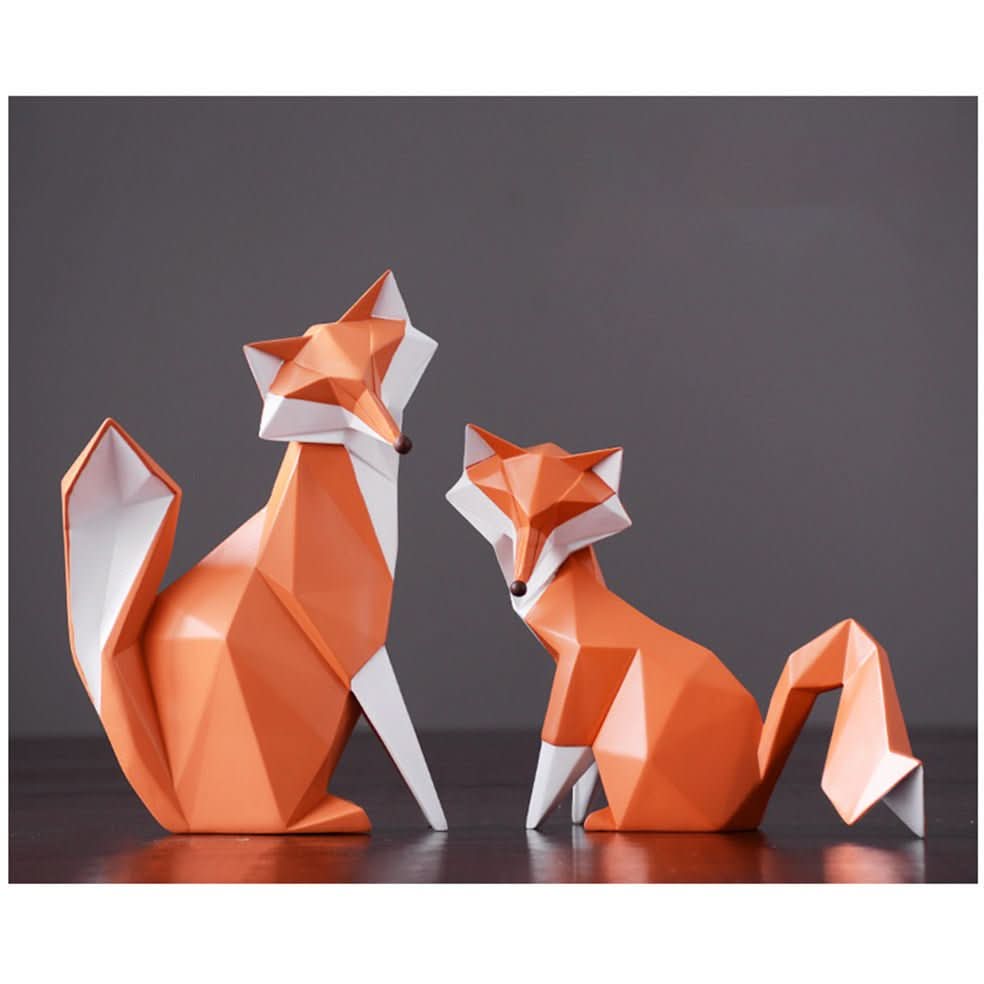 Skanto | Geometrisk Rev Figur – Moderne Harpiks Skulptur