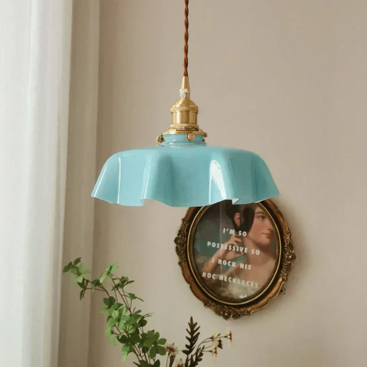 Frendorf | Fransk messing hengelampe - BrassChic