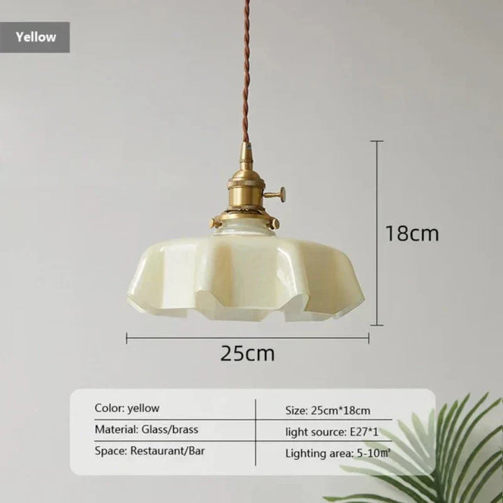 Frendorf | Fransk messing hengelampe - BrassChic