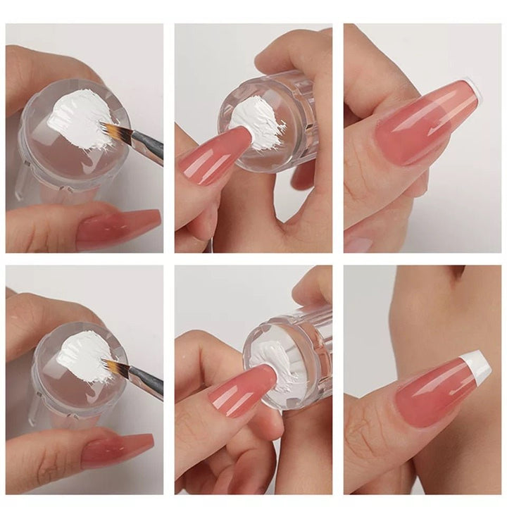 Skanto | Fransk Manikyr Lakk Stempel Lakk