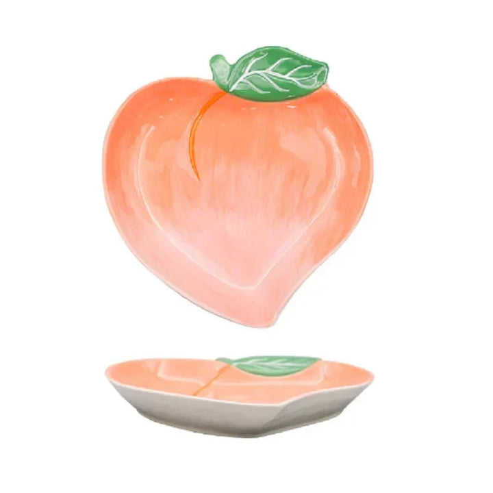 Skanto | Vegetabilske Former Keramisk Salatplate