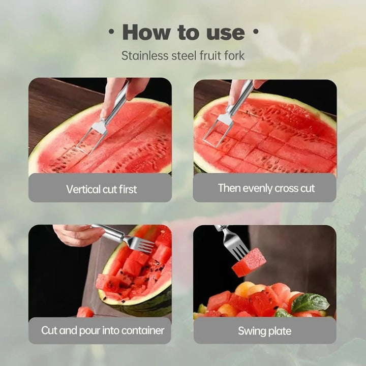 Skanto | HandyFruit Pro – Dual Blade & Gaffel for Enkel Fruktforberedelse