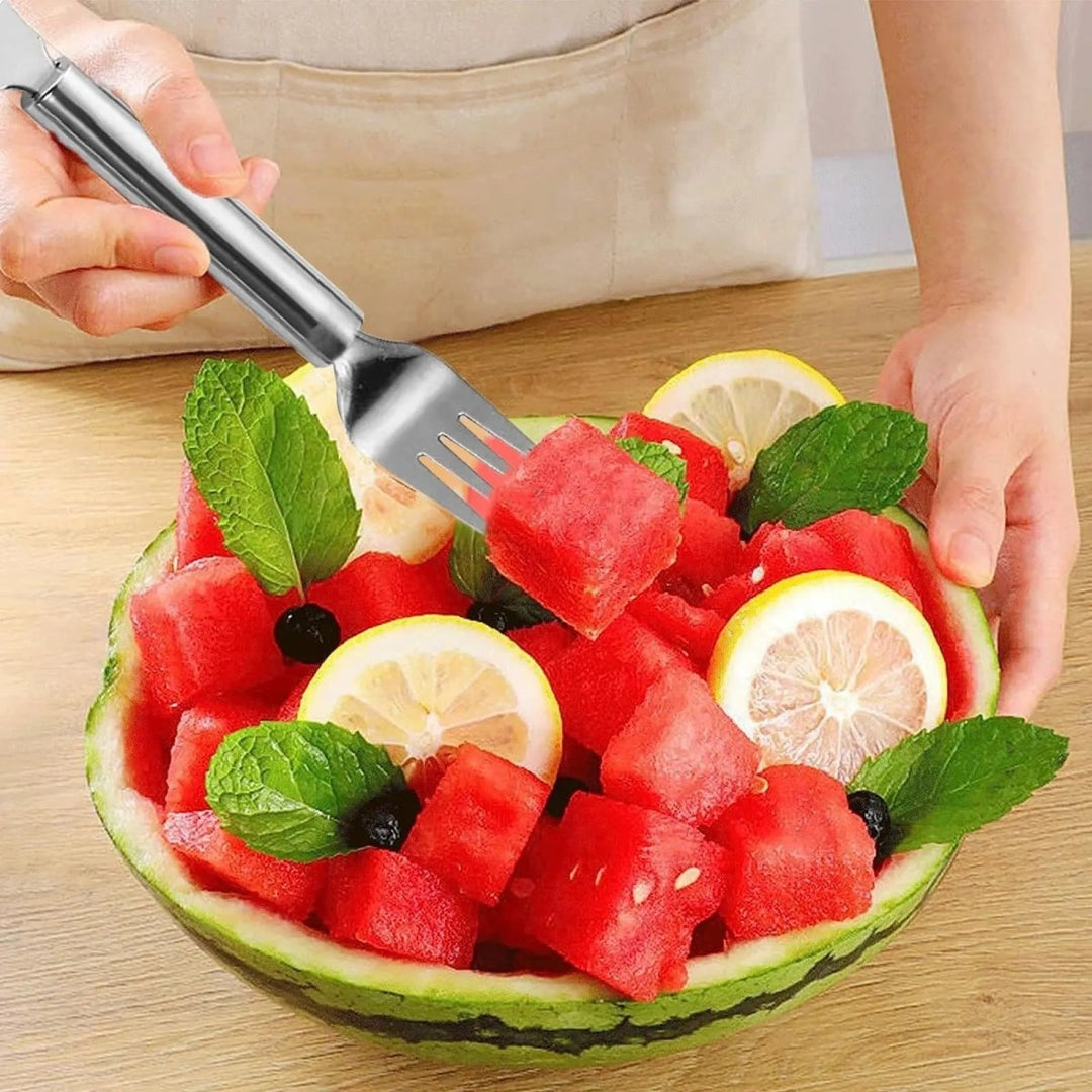 Skanto | HandyFruit Pro – Dual Blade & Gaffel for Enkel Fruktforberedelse