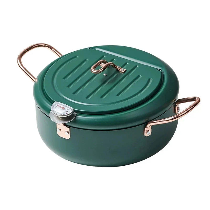 Frityrgryte Rustfritt Stål Induksjon Temperaturkontroll Mini Frityr Panne | Skanto
