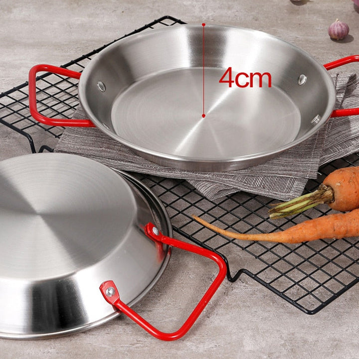 Stekepanne Rustfritt Stål Spansk Dobbel Øre Non-Stick Stekepanne | Skanto