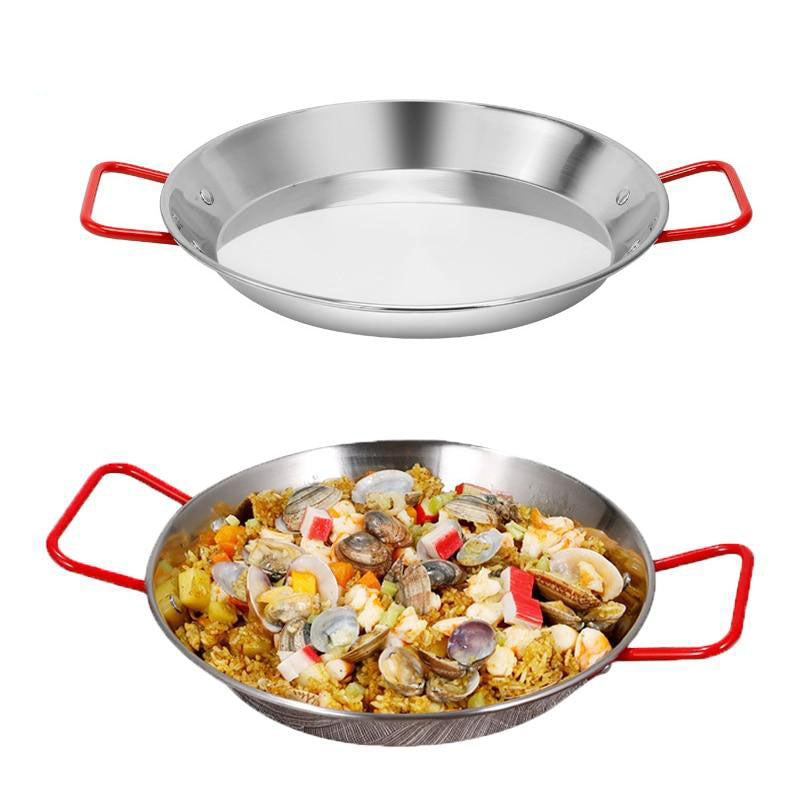 Stekepanne Rustfritt Stål Spansk Dobbel Øre Non-Stick Stekepanne | Skanto
