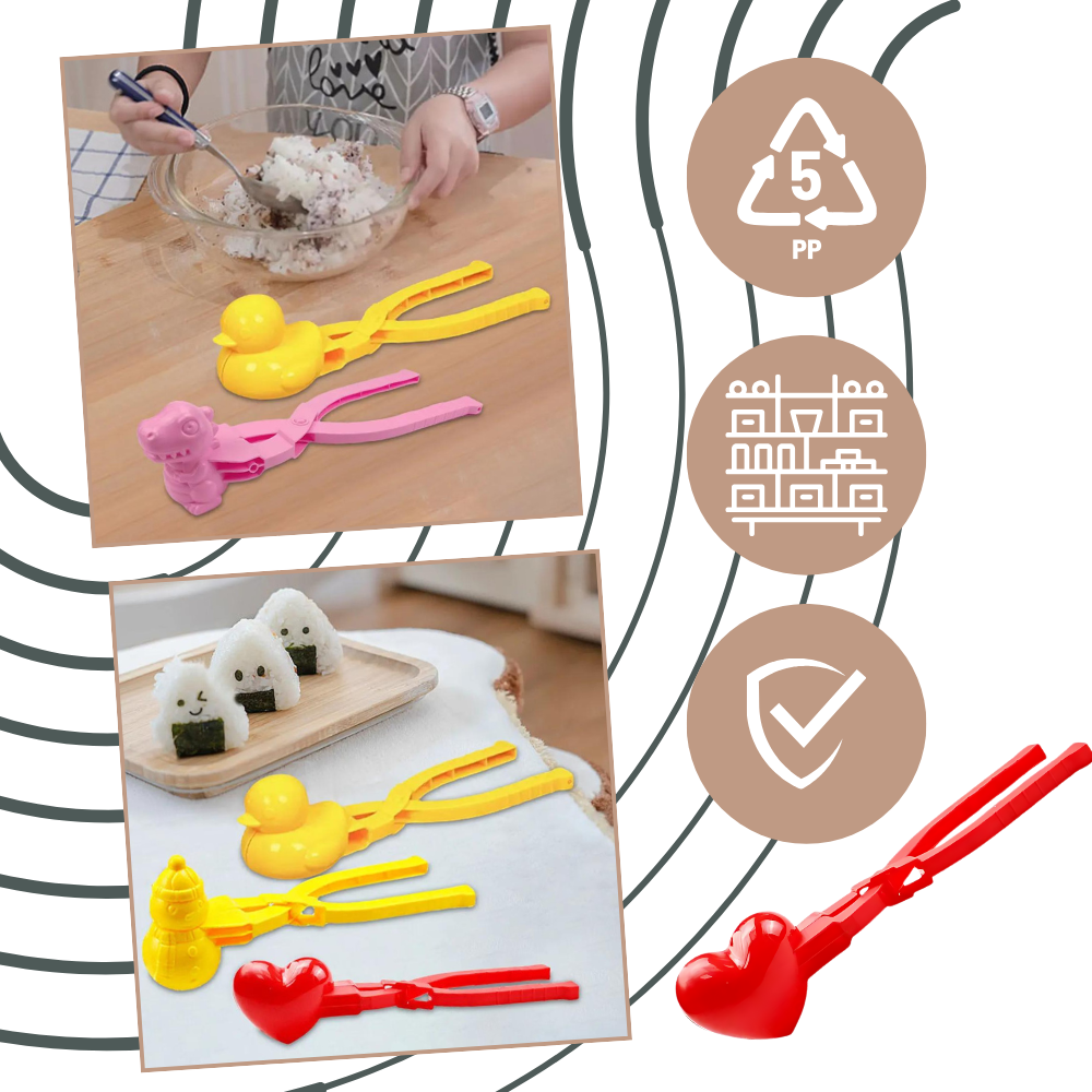 Morsomme design sushi-risform