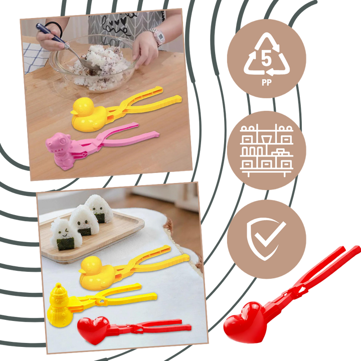 Morsomme design sushi-risform