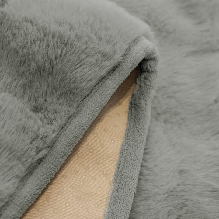 Koselig Plush Enfarget Rutsjefri Sofa Trekk for Komfort | Skanto