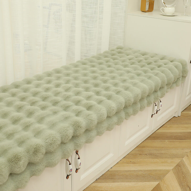 Koselig Plush Enfarget Rutsjefri Sofa Trekk for Komfort | Skanto