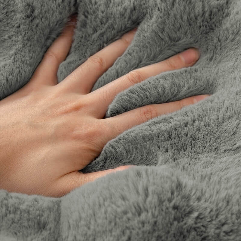 Koselig Plush Enfarget Rutsjefri Sofa Trekk for Komfort | Skanto