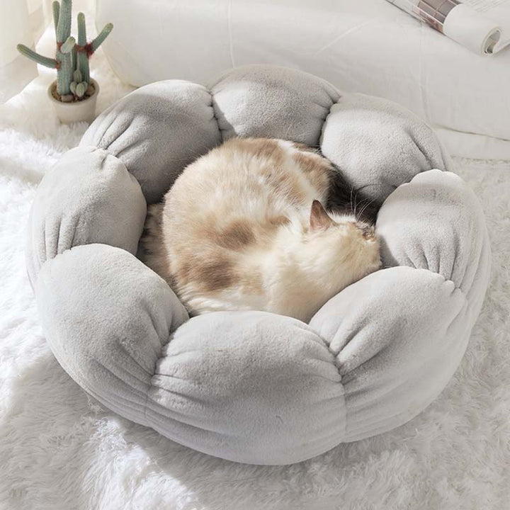 Skanto | Dyp Søvn Blomst Form Katt Bed