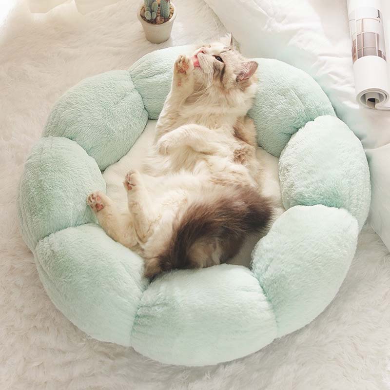 Skanto | Dyp Søvn Blomst Form Katt Bed
