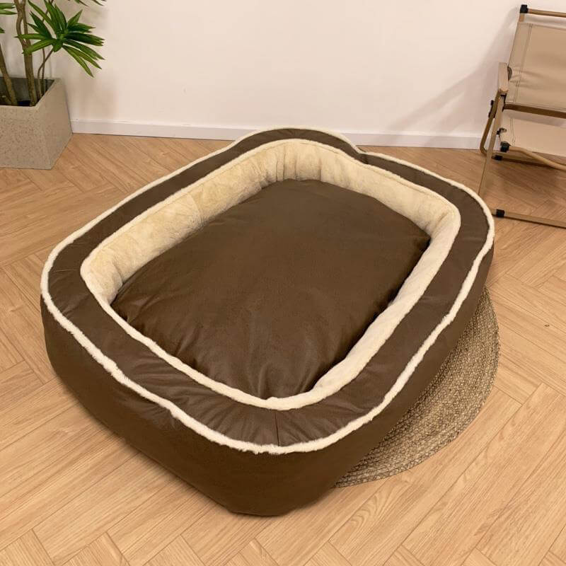 Skanto | Blanket - Stor Varm Dyp Søvn Ortopedisk Hundeseng
