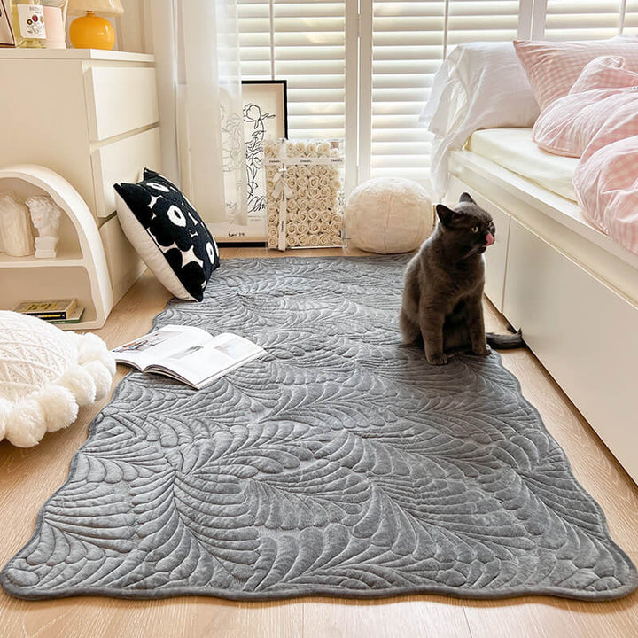 Leaf Cotton Mat Anti-scratch Protective Couch Cover 70x210 | Skanto