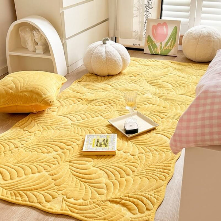 Leaf Cotton Mat Anti-scratch Protective Couch Cover 70x210 | Skanto