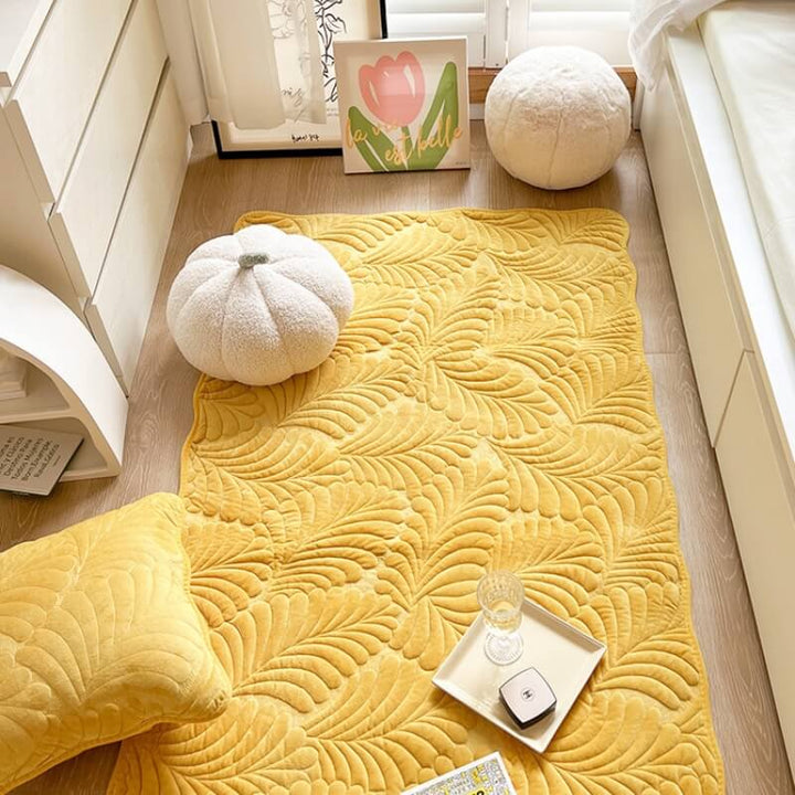 Leaf Cotton Mat Anti-scratch Protective Couch Cover 70x210 | Skanto