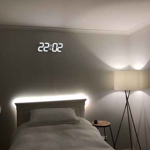 Skanto | Digitale 3D LED Veggklokke