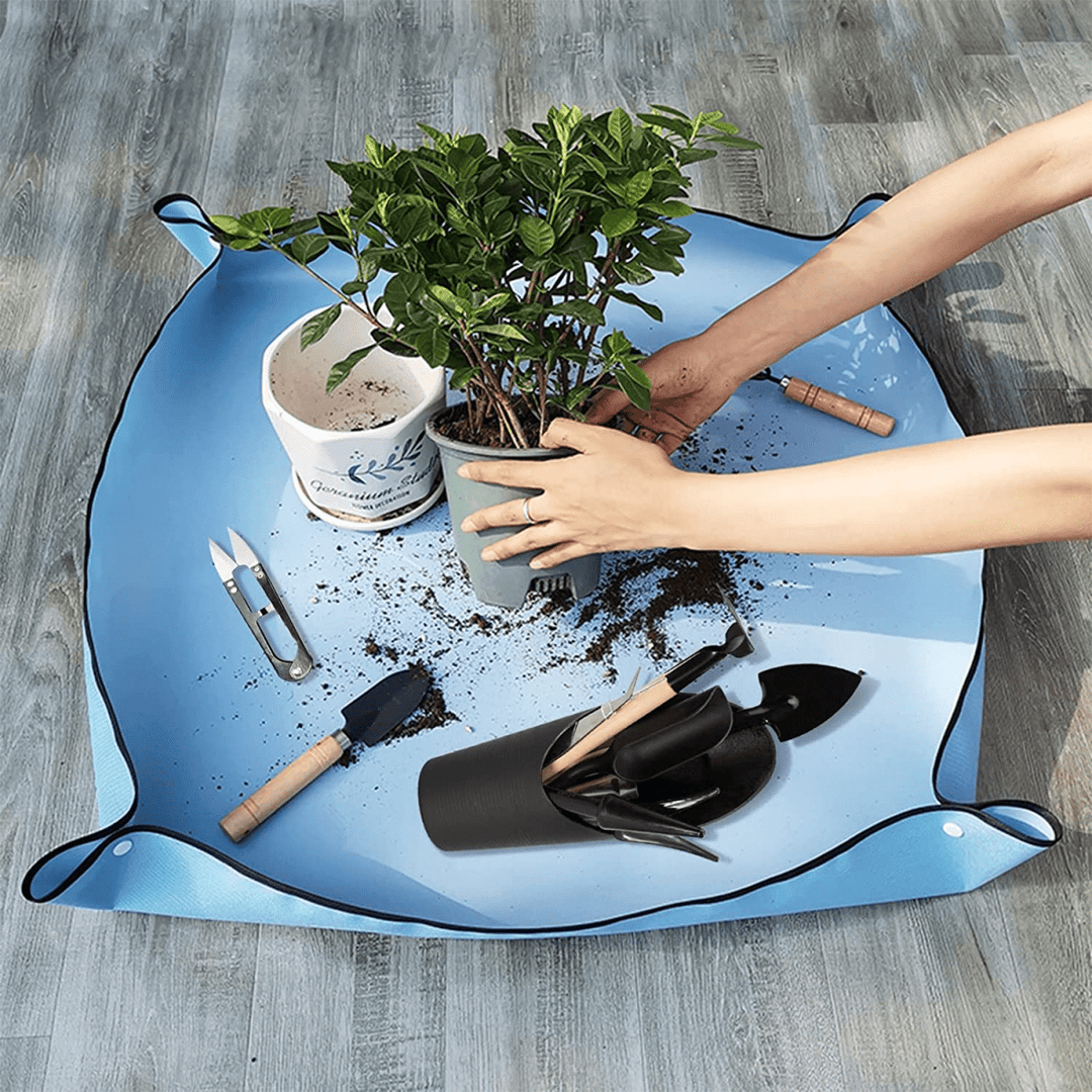 Skanto | GardenMat 2.0 – Vanntett Sammenleggbar Hagearbeidsmatte for Ren & Organisert Planting