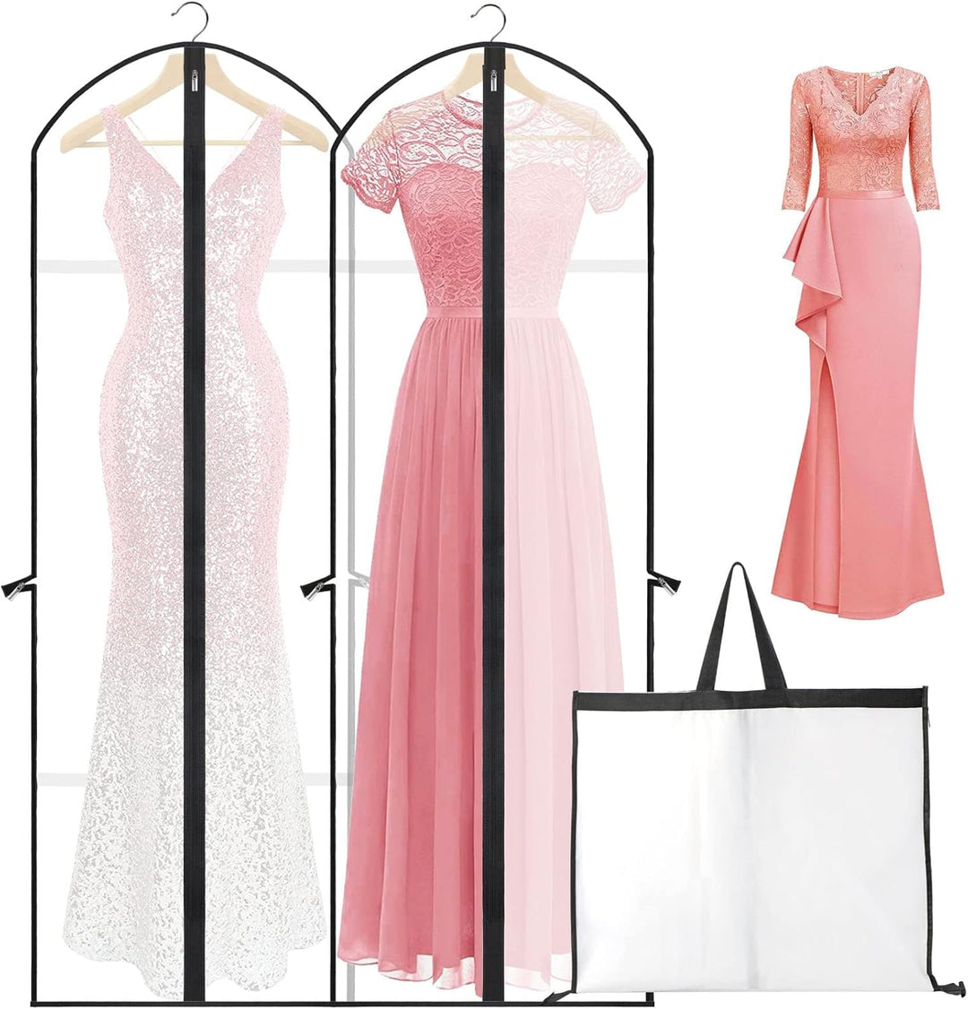 Ekstra-lang kjole & gown plaggveske – 180 cm beskyttende deksler med håndtak | Skanto