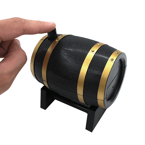 Wine Barrel Tannstikkers Dispenser | Skanto