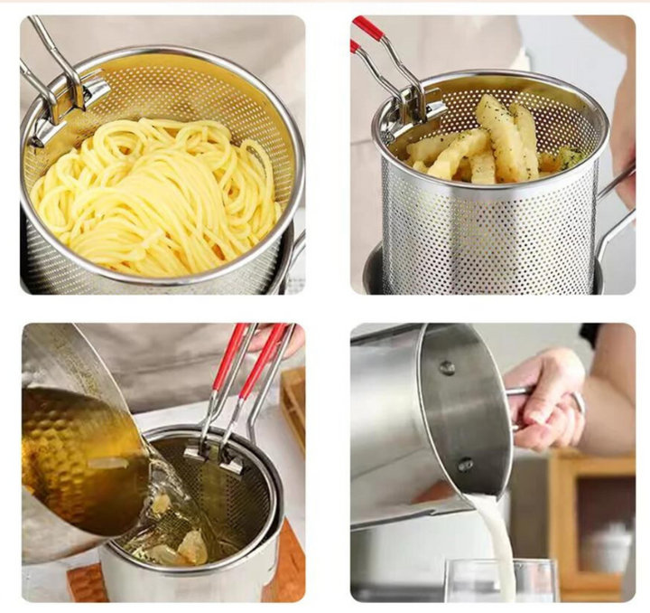 CookPro - Kompakt Frityrsett med Oljesparingsknapp Skanto