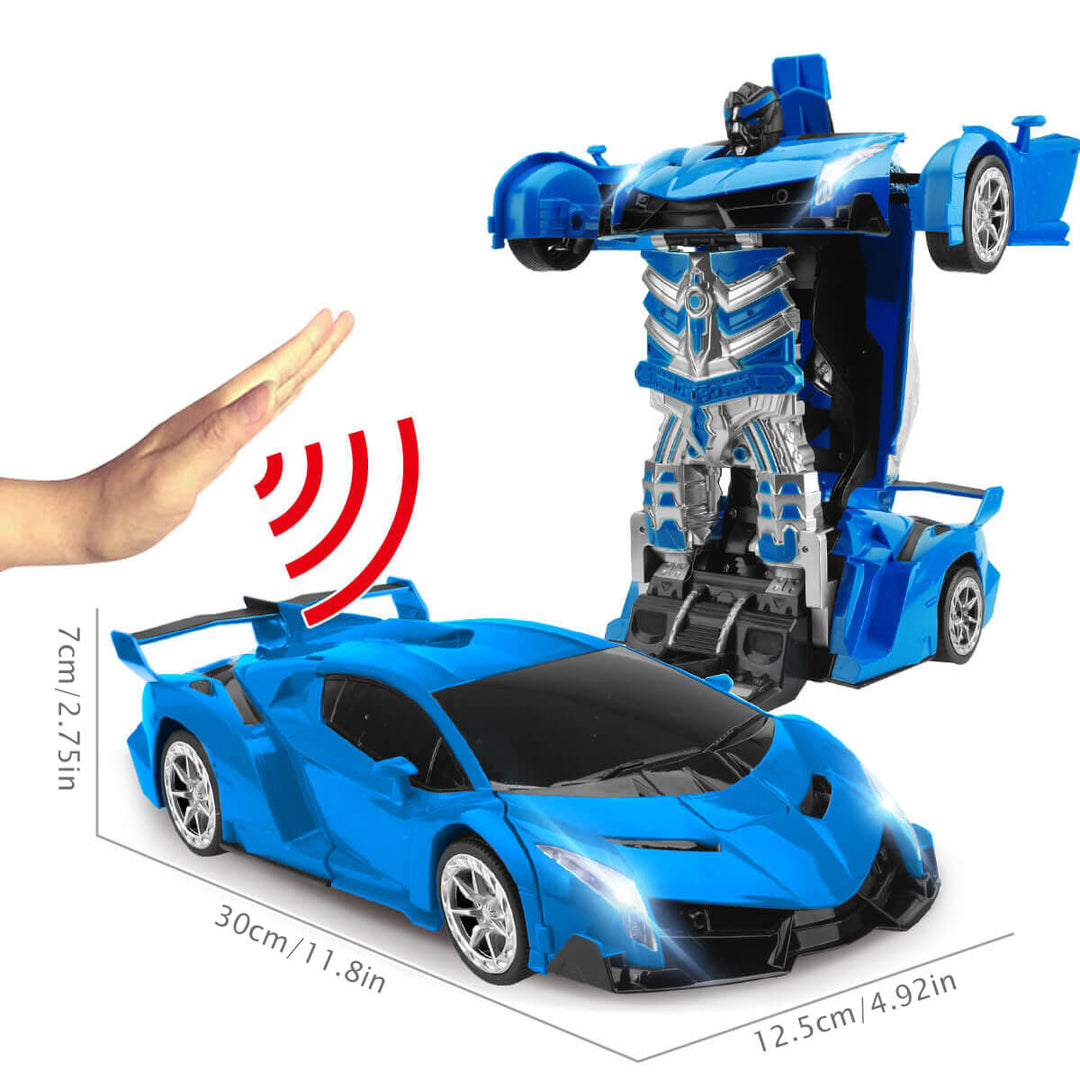Skanto | Fjernstyrt Transformerende Robotbil Leketøy