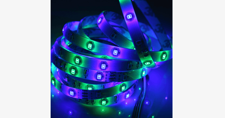 Skanto | Strip LED Lys – Vanntett Fjernkontroll Vakre Lys