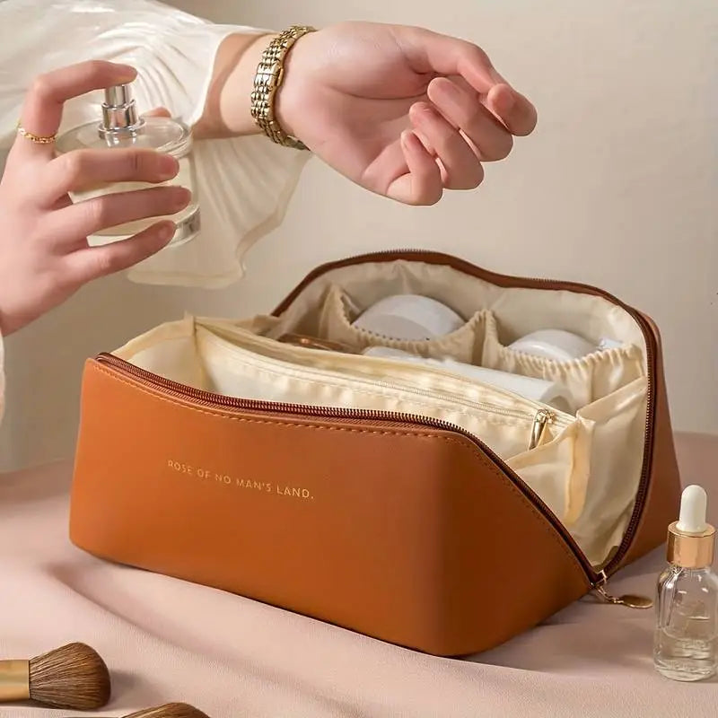 Skanto | GlamourBox - Elegant kosmetikkveske med stor kapasitet